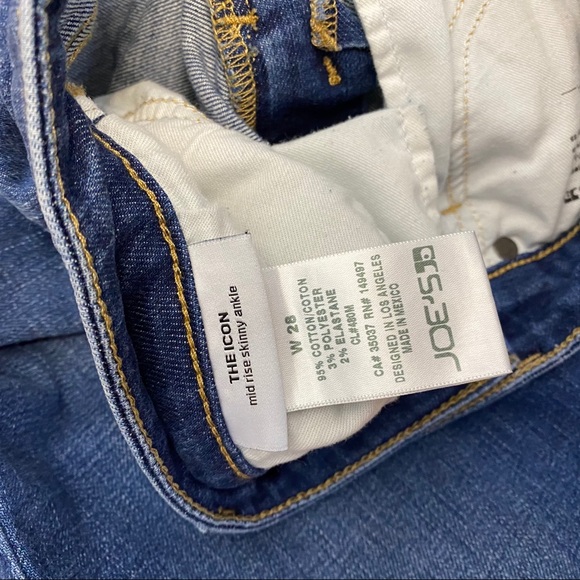 Joes Jeans the icon mid rise skinny ankle Joni 28 - Picture 6 of 9